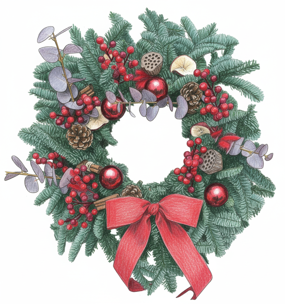 Apollo X Hertford studios wreath making event